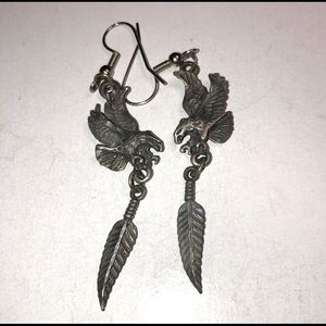 Earrings Eagle Silver